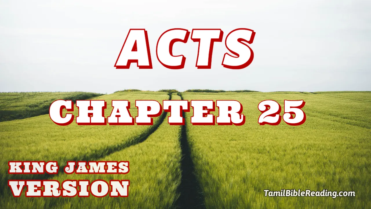 Acts Chapter 25, English Bible KJV, online Bible Reading, tbr site,