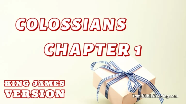 Colossians Chapter 1, English Bible KJV, online english Bible, tbr site,