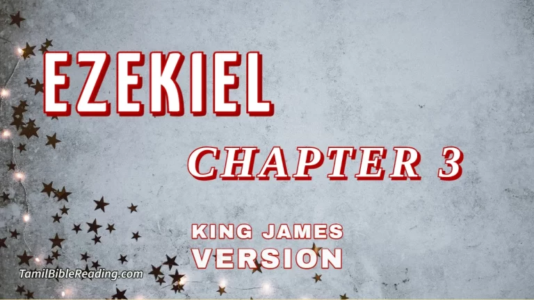 Ezekiel Chapter 3, English Bible, KJV Bible, online English Bible, tbr site,