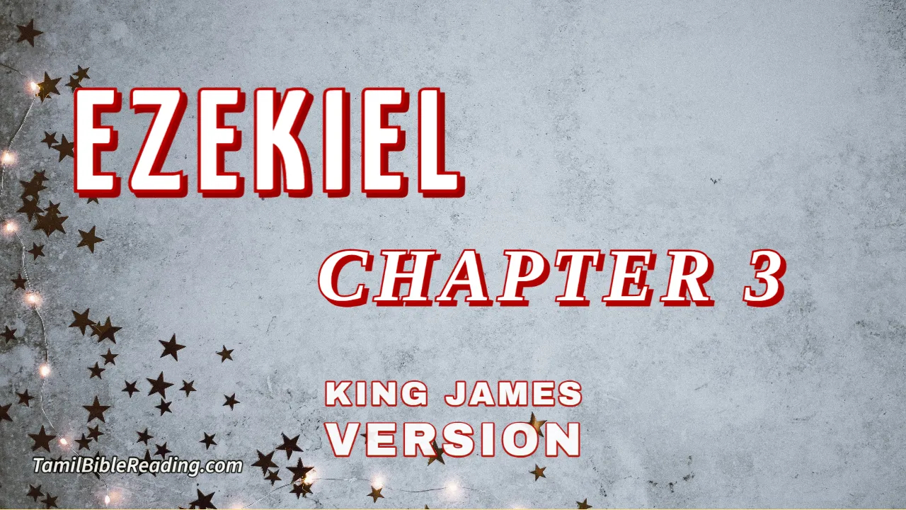 Ezekiel Chapter 3, English Bible, KJV Bible, online English Bible, tbr site,