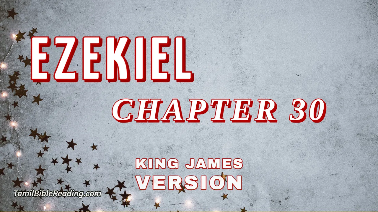 Ezekiel Chapter 30, English Bible, KJV Bible, online English Bible, tbr site,