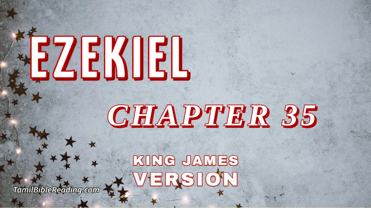 Ezekiel Chapter 35, English Bible, KJV Bible, online English Bible, tbr site,