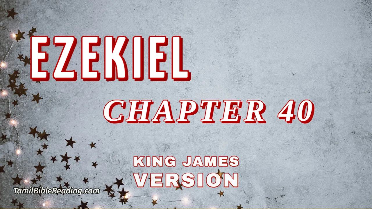 Ezekiel Chapter 40, English Bible, KJV Bible, online English Bible, tbr site,