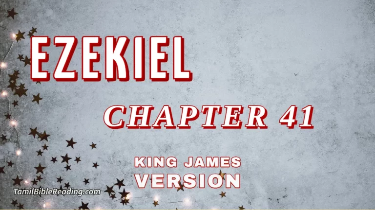 Ezekiel Chapter 41, English Bible, KJV Bible, online English Bible, tbr site,