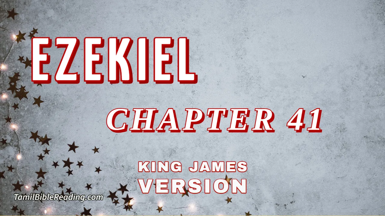 Ezekiel Chapter 41, English Bible, KJV Bible, online English Bible, tbr site,