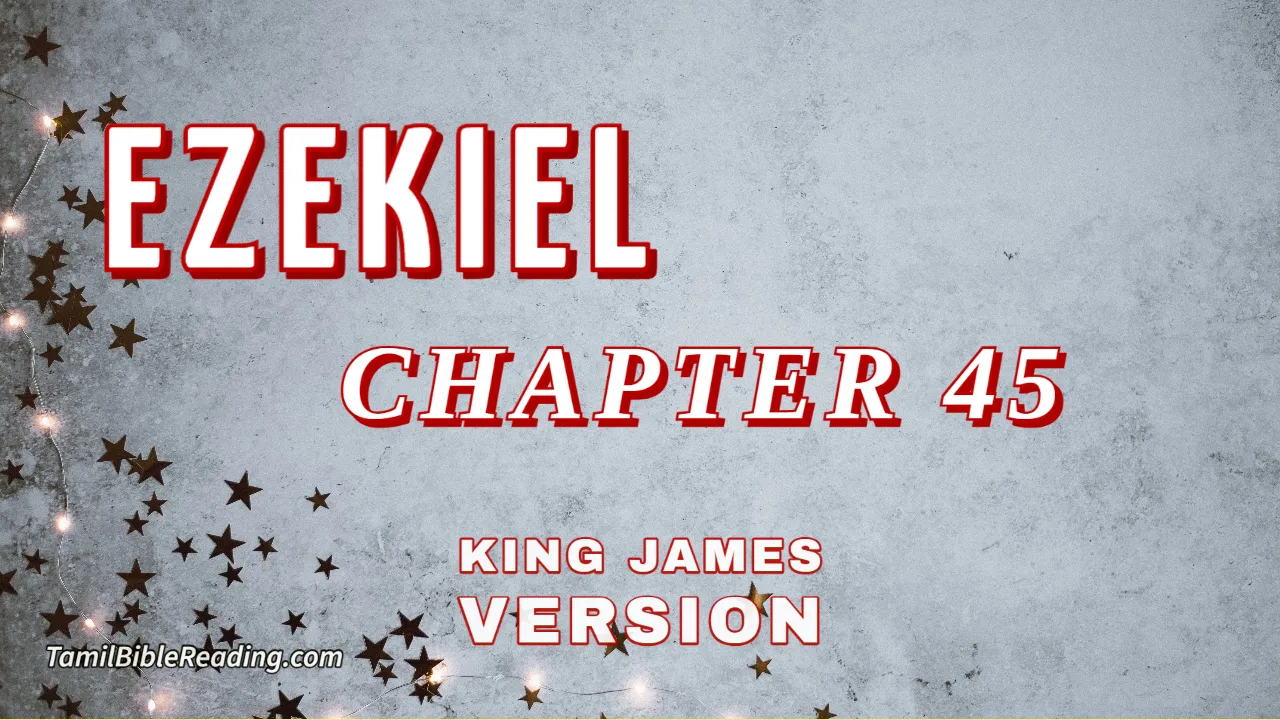 Ezekiel Chapter 45, English Bible, KJV Bible, online English Bible, tbr site,