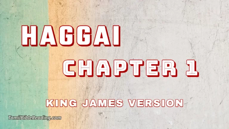 Haggai Chapter 1, English Bible, KJV Bible, online English Bible, tbr site,