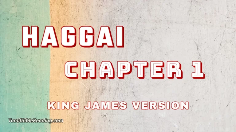 Haggai Chapter 1, English Bible, KJV Bible, online English Bible, tbr site,