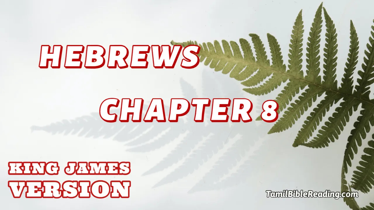 Hebrews Chapter 8, English Bible KJV, online English Bible, tbr site,