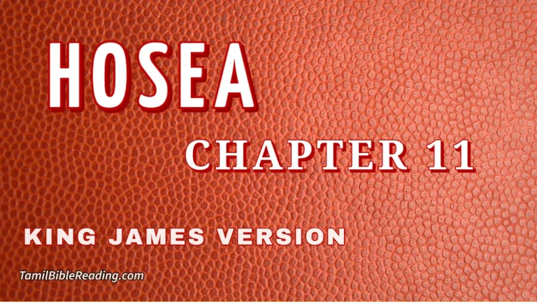 Hosea Chapter 11, English Bible, KJV Bible, online English Bible, tbr site,
