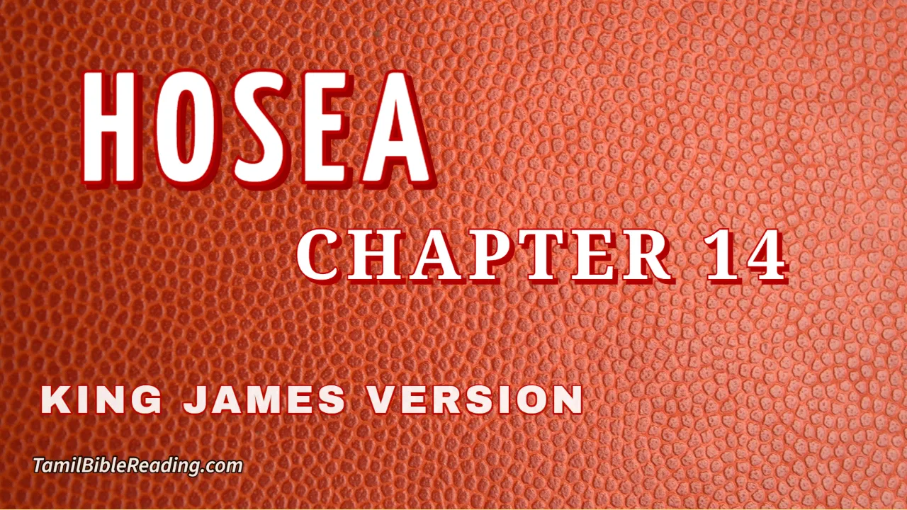Hosea Chapter 14, English Bible, KJV Bible, online English Bible, tbr site,