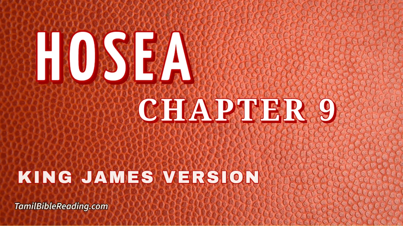 Hosea Chapter 9, English Bible, KJV Bible, online English Bible, tbr site,