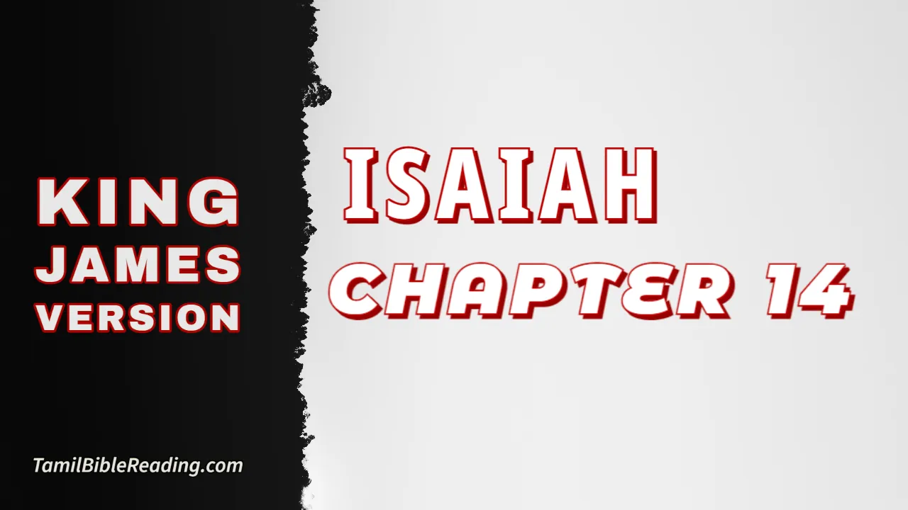 Isaiah Chapter 14, English Bible, KJV Bible, online English Bible, tbr site,