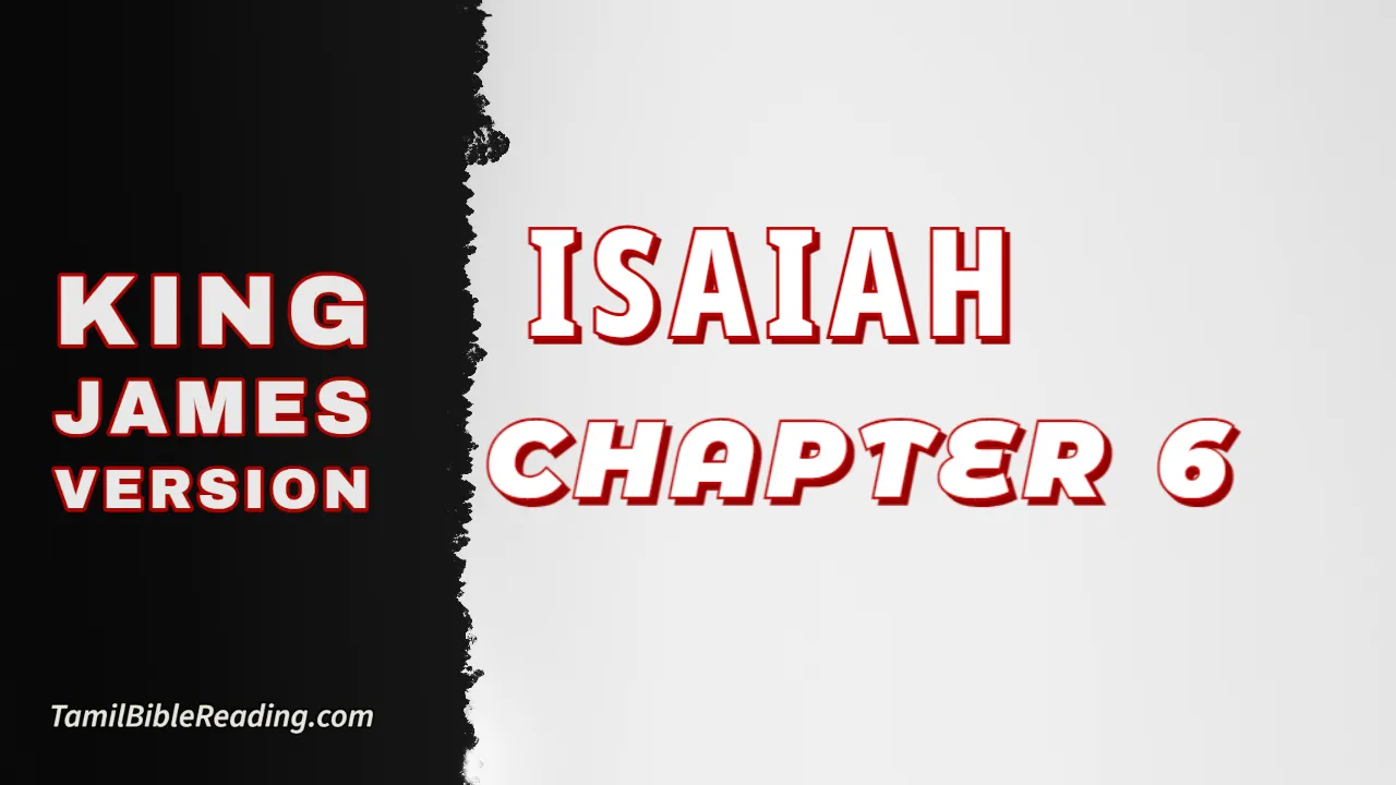 Isaiah Chapter 6, English Bible, KJV Bible, online English Bible, tbr site,