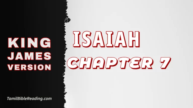 Isaiah Chapter 7, English Bible, KJV Bible, online English Bible, tbr site,