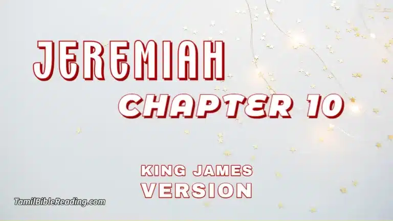 Jeremiah Chapter 10, English Bible, KJV Bible, online English Bible, tbr site,