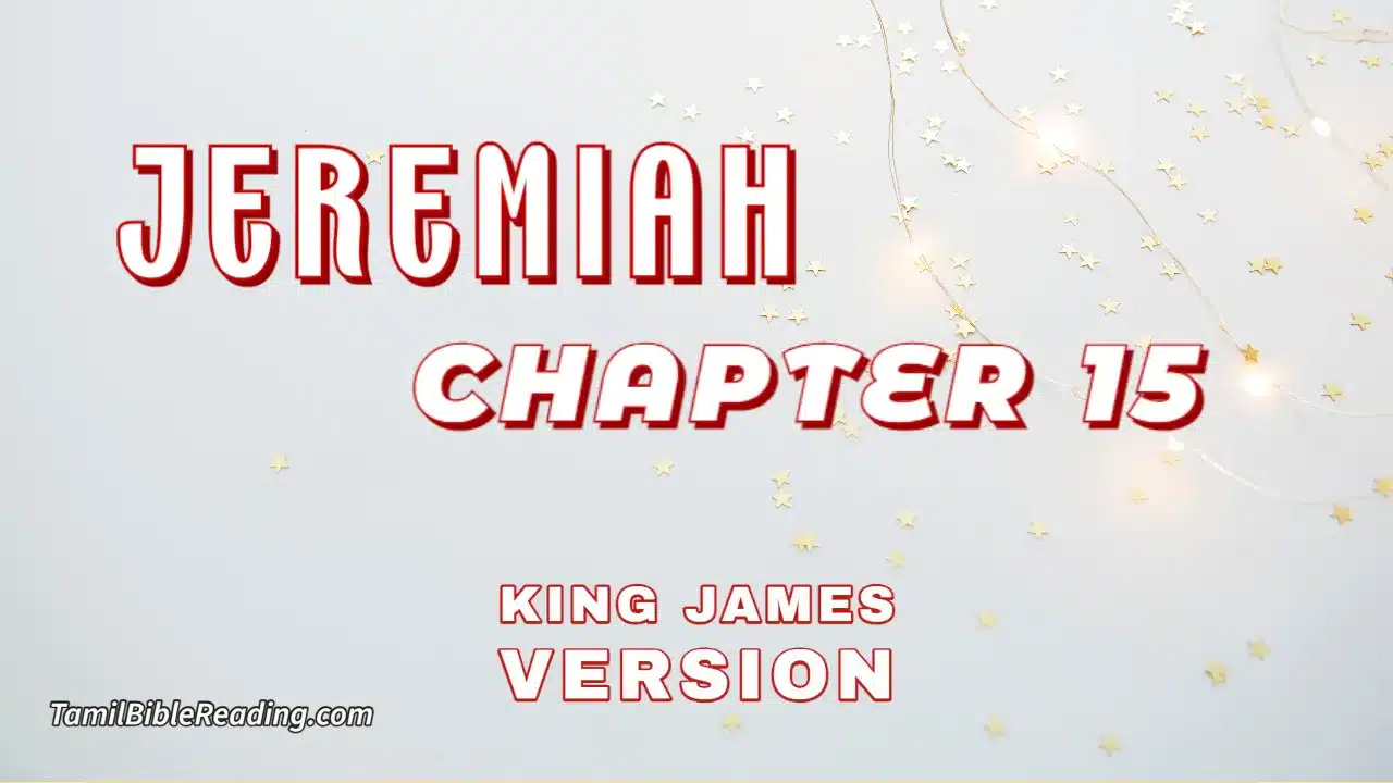 Jeremiah Chapter 15, English Bible, KJV Bible, online English Bible, tbr site,