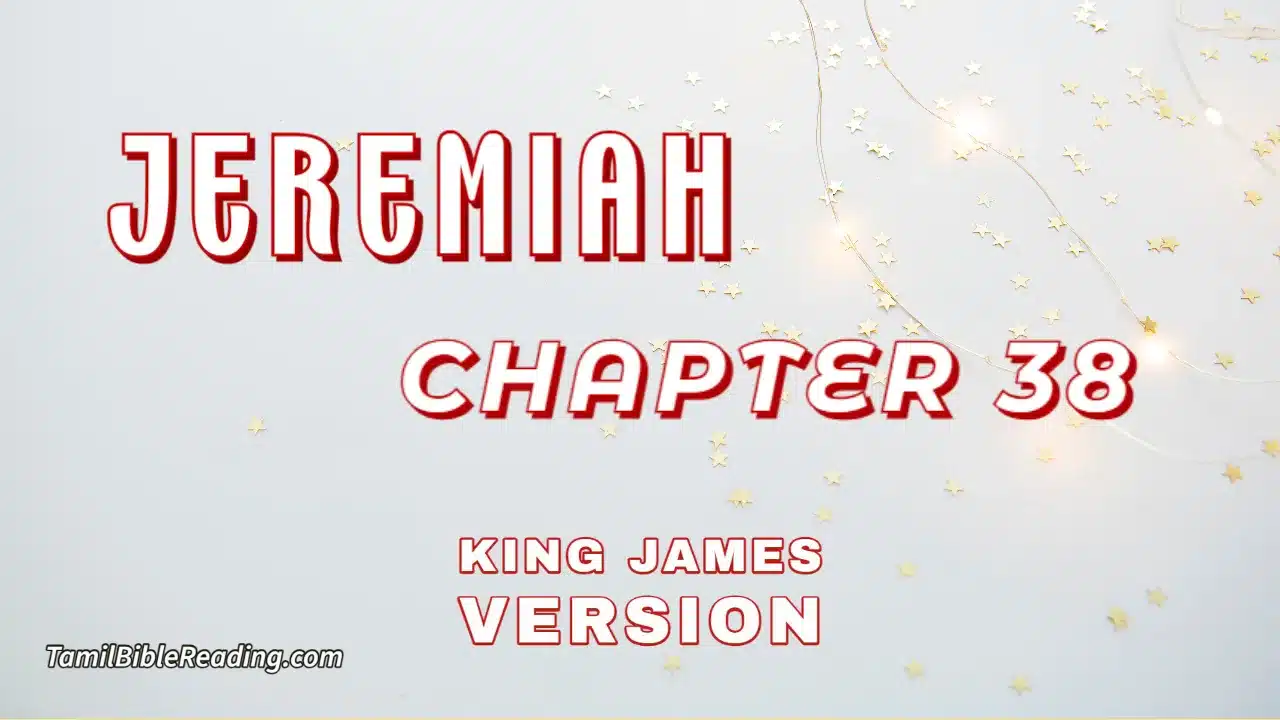 Jeremiah Chapter 38, English Bible, KJV Bible, online English Bible, tbr site,