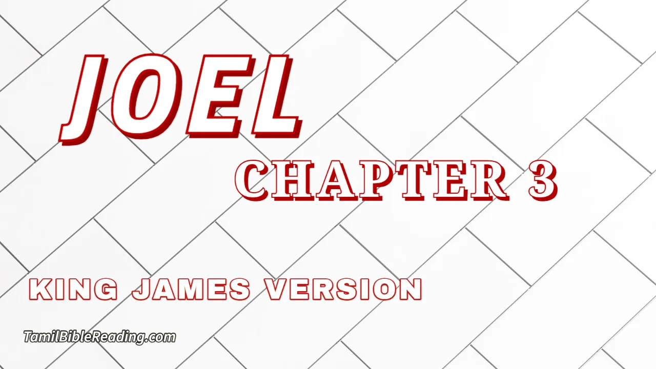 Joel Chapter 3, English Bible, KJV Bible, online English Bible, tbr site,