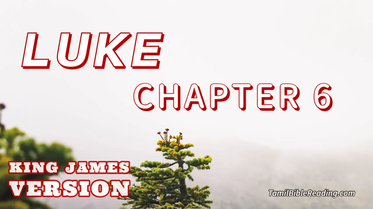 Luke Chapter 6, English Bible KJV, online Bible Reading, tbr site,