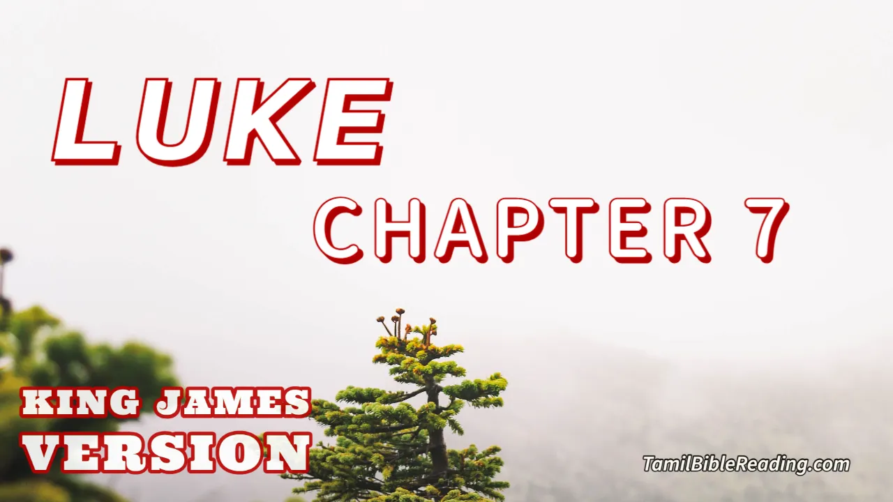 Luke Chapter 7, English Bible KJV, online Bible Reading, tbr site,