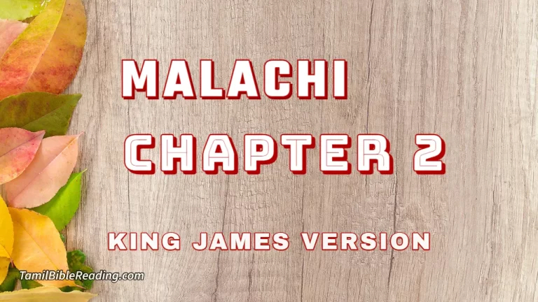 Malachi Chapter 2, English Bible, KJV Bible, online English Bible, tbr site,