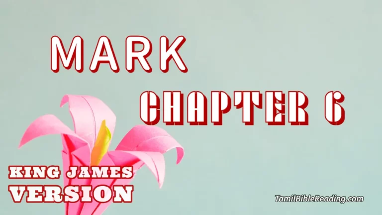 Mark Chapter 6, English Bible KJV, online Bible Reading, tbr site,