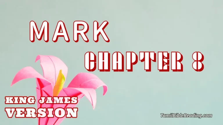 Mark Chapter 8, English Bible KJV, online Bible Reading, tbr site,