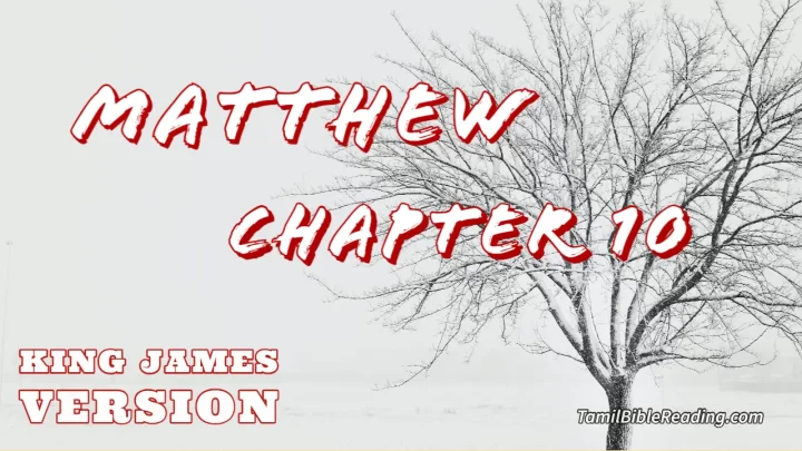 matthew chapter 10 bible hub