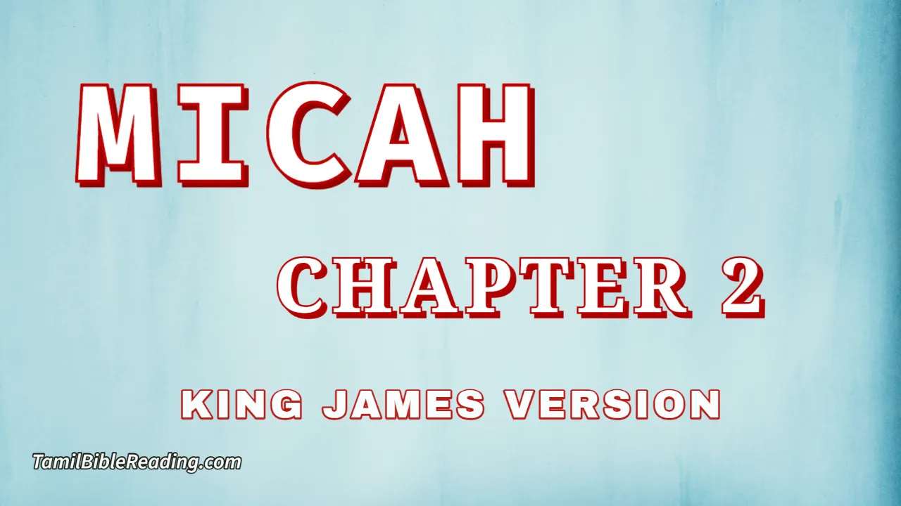 Micah Chapter 2, English Bible, KJV Bible, online English Bible, tbr site,