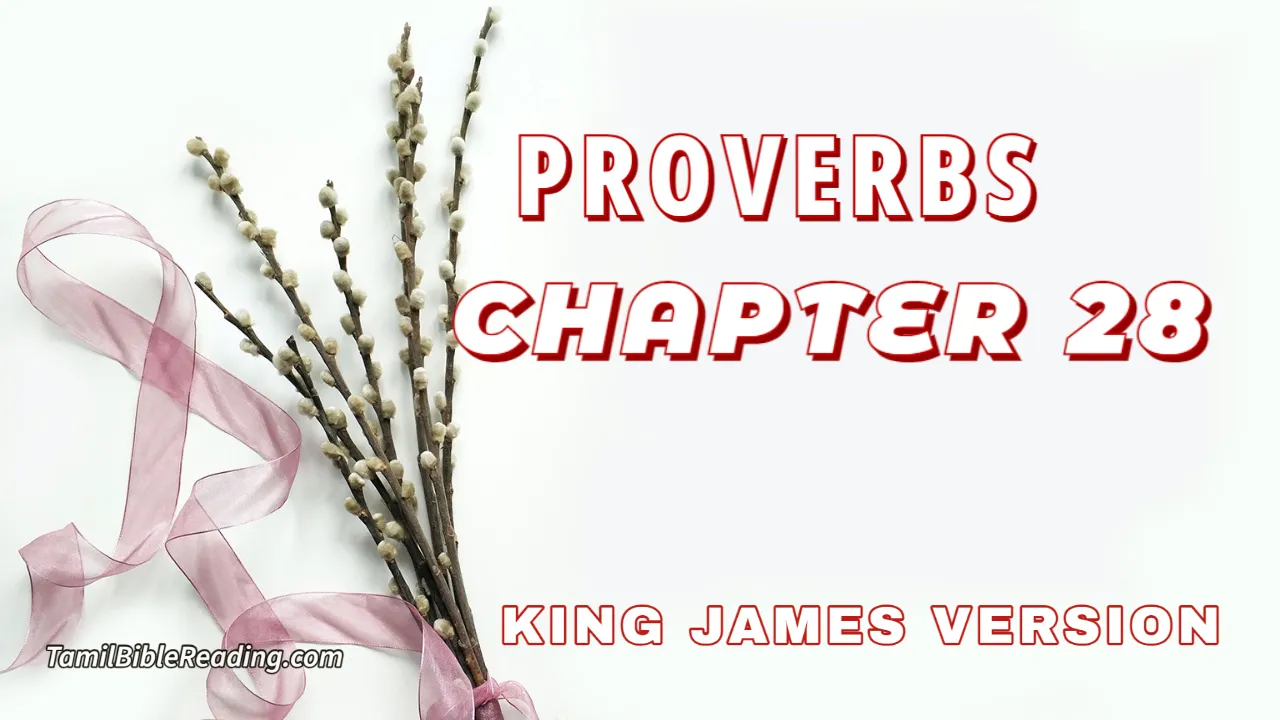 Proverbs Chapter 28, English Bible, KJV Bible, online English Bible, tbr site,