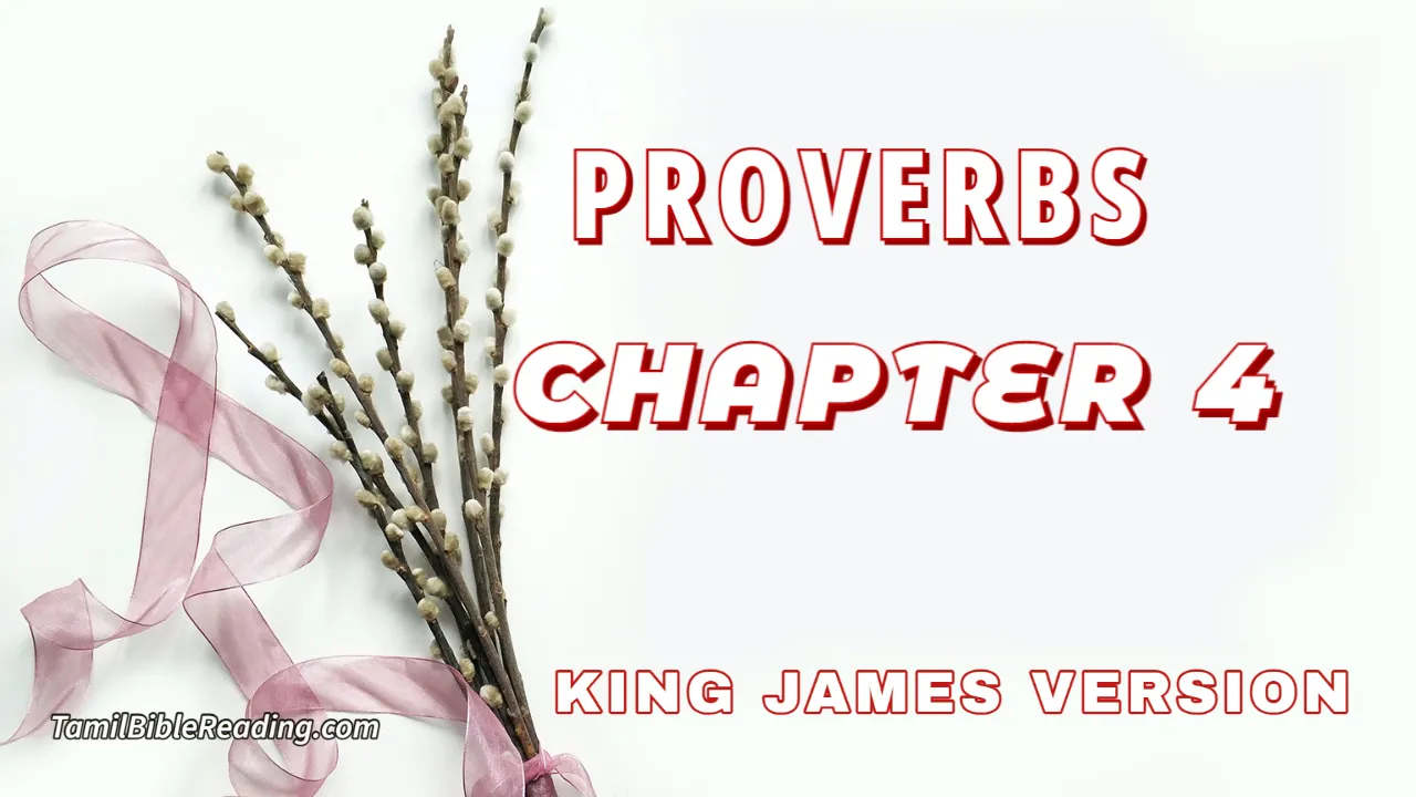 Proverbs Chapter 4, English Bible, KJV Bible, online English Bible, tbr site,