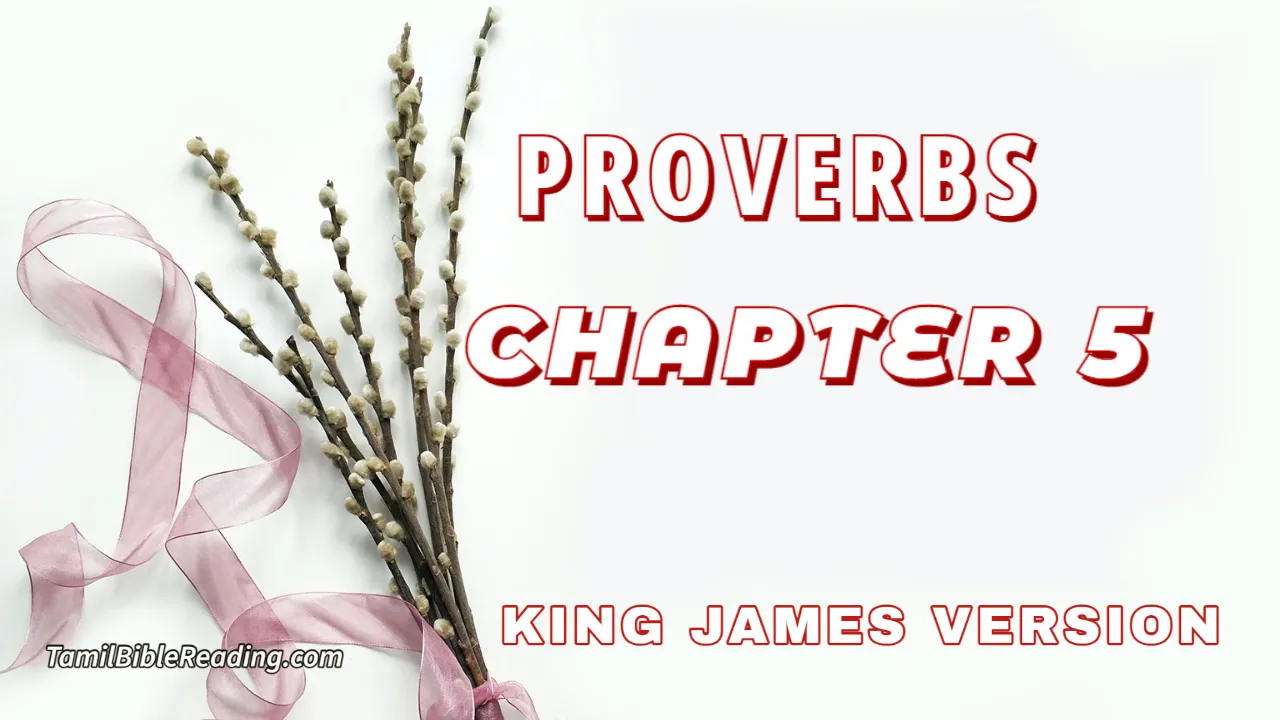 Proverbs Chapter 5, English Bible, KJV Bible, online English Bible, tbr site,