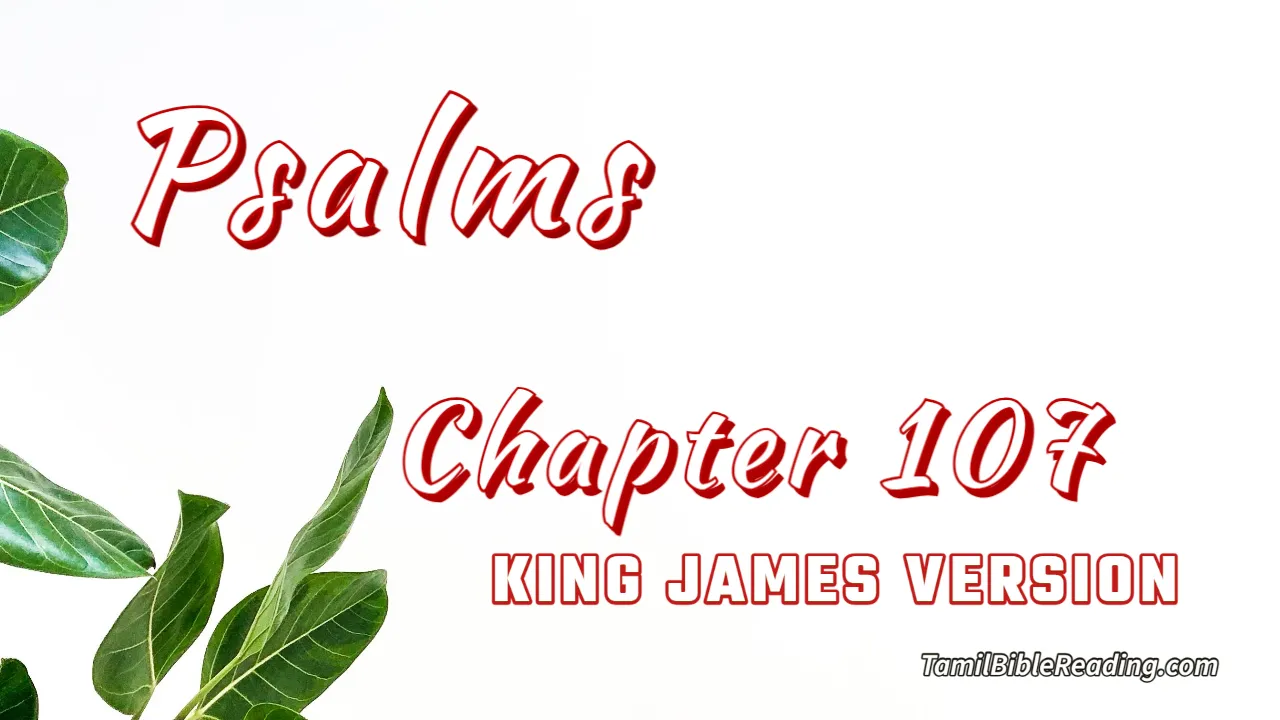 Psalms Chapter 107, English Bible, KJV Bible, online English Bible, tbr site,