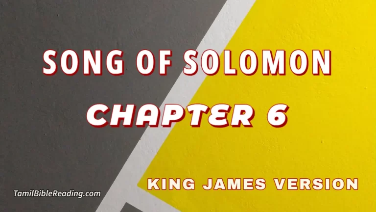 Song Of Solomon Chapter 6, English Bible, KJV Bible, online English Bible, tbr site,