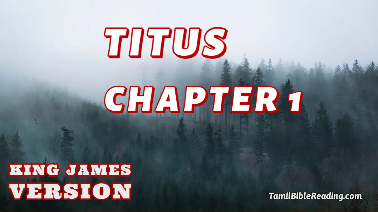 Titus Chapter 1, English Bible KJV, online English Bible, tbr site,