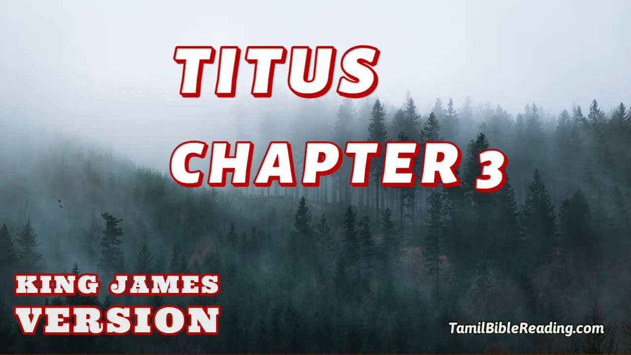 Titus Chapter 3, English Bible KJV, online English Bible, tbr site,