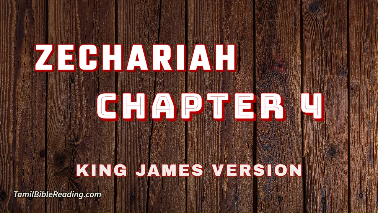 Zechariah Chapter 4, English Bible, KJV Bible, online English Bible, tbrsite,