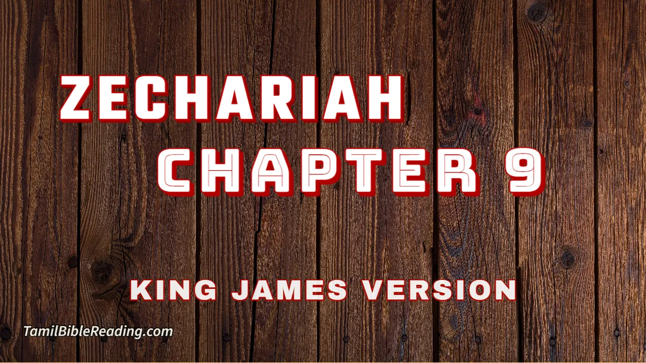 Zechariah Chapter 9, English Bible, KJV Bible, online English Bible, tbr site,