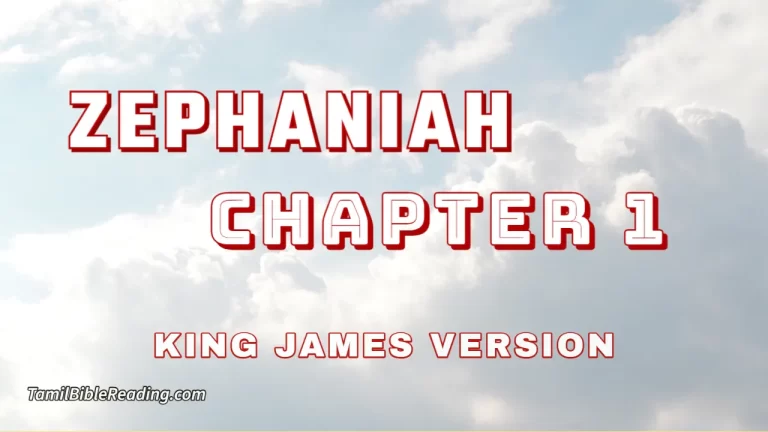 Zephaniah Chapter 1, English Bible, KJV Bible, online English Bible, tbr site,